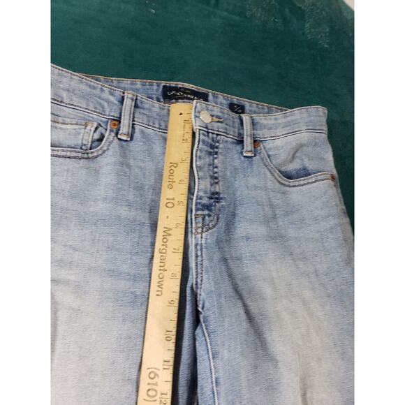 Lucky Brand Jeans Size 4 Womens Blue Stretch Pant Denim Mid Rise Ava Cropped - Picture 9 of 15
